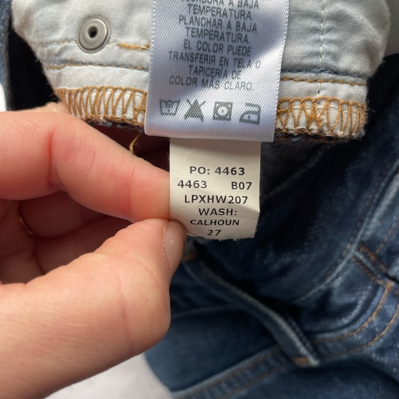 Frame Le Pixie Hollywood Jean in Calhoun Wash NWT 27” - Picture 13 of 13